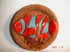 Тарелка маленькая "Рыбка 7"